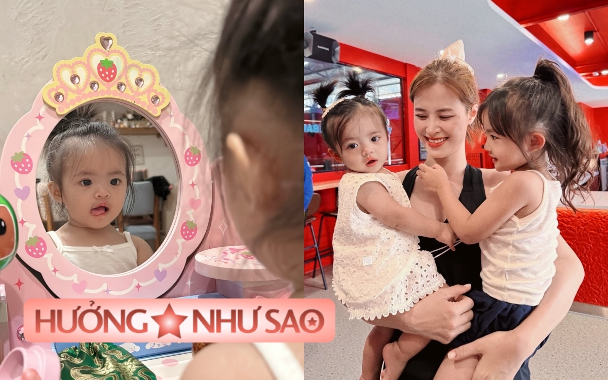 Con gái Đông Nhi hơn 1 tuổi đã "mê phấn son", có riêng bàn makeup xinh như công chúa- Ảnh 1. Con gái Đông Nhi hơn 1 tuổi đã "mê phấn son", có riêng bàn makeup xinh như công chúa- Ảnh 1.
