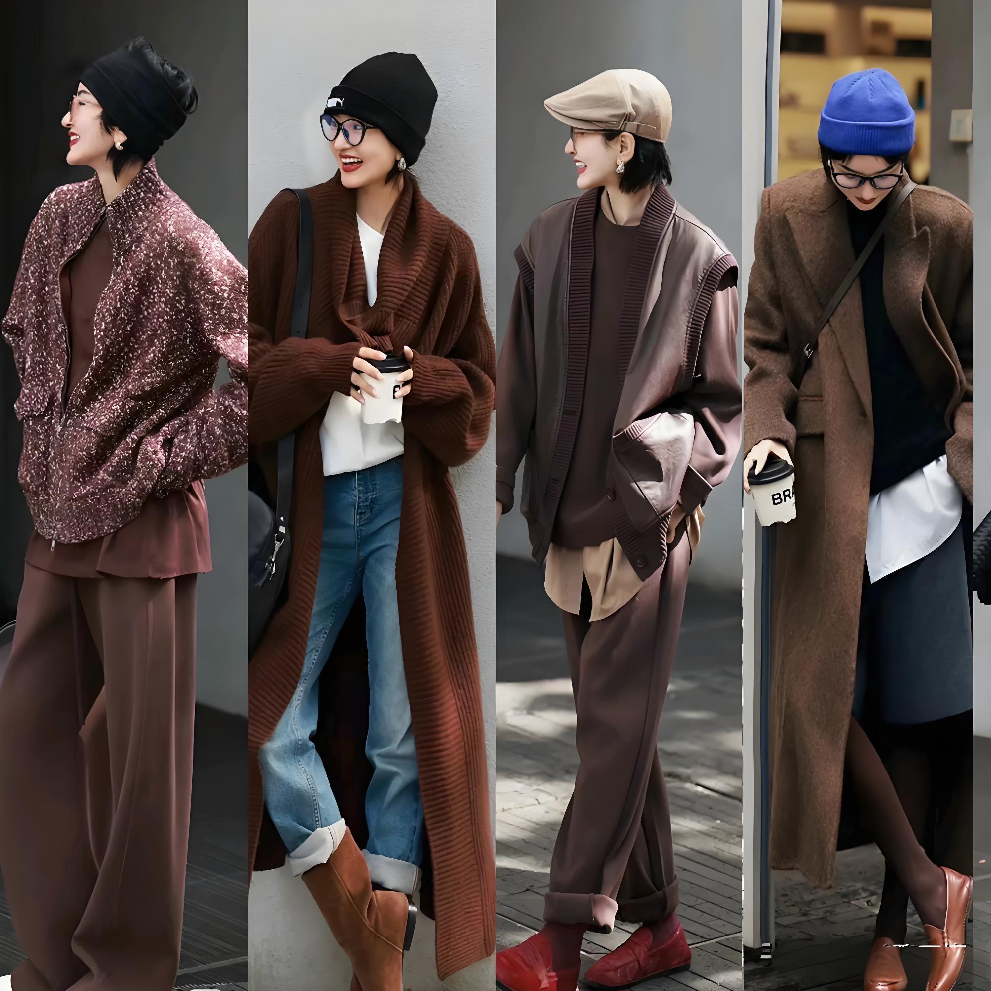 Gu mặc của phụ nữ tinh tế là tủ đồ đủ 2 màu màu xanh – nâu- Ảnh 3.