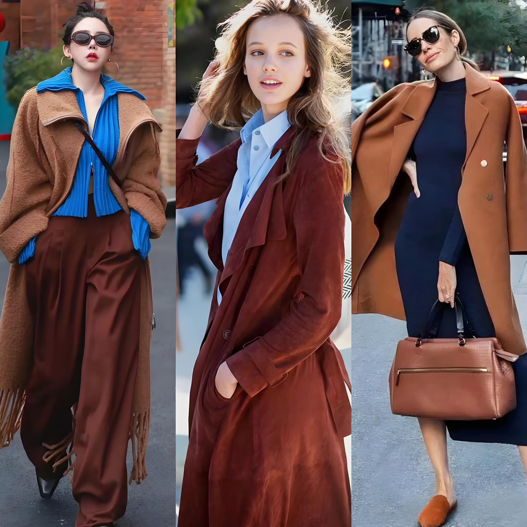 Gu mặc của phụ nữ tinh tế là tủ đồ đủ 2 màu màu xanh – nâu- Ảnh 6.