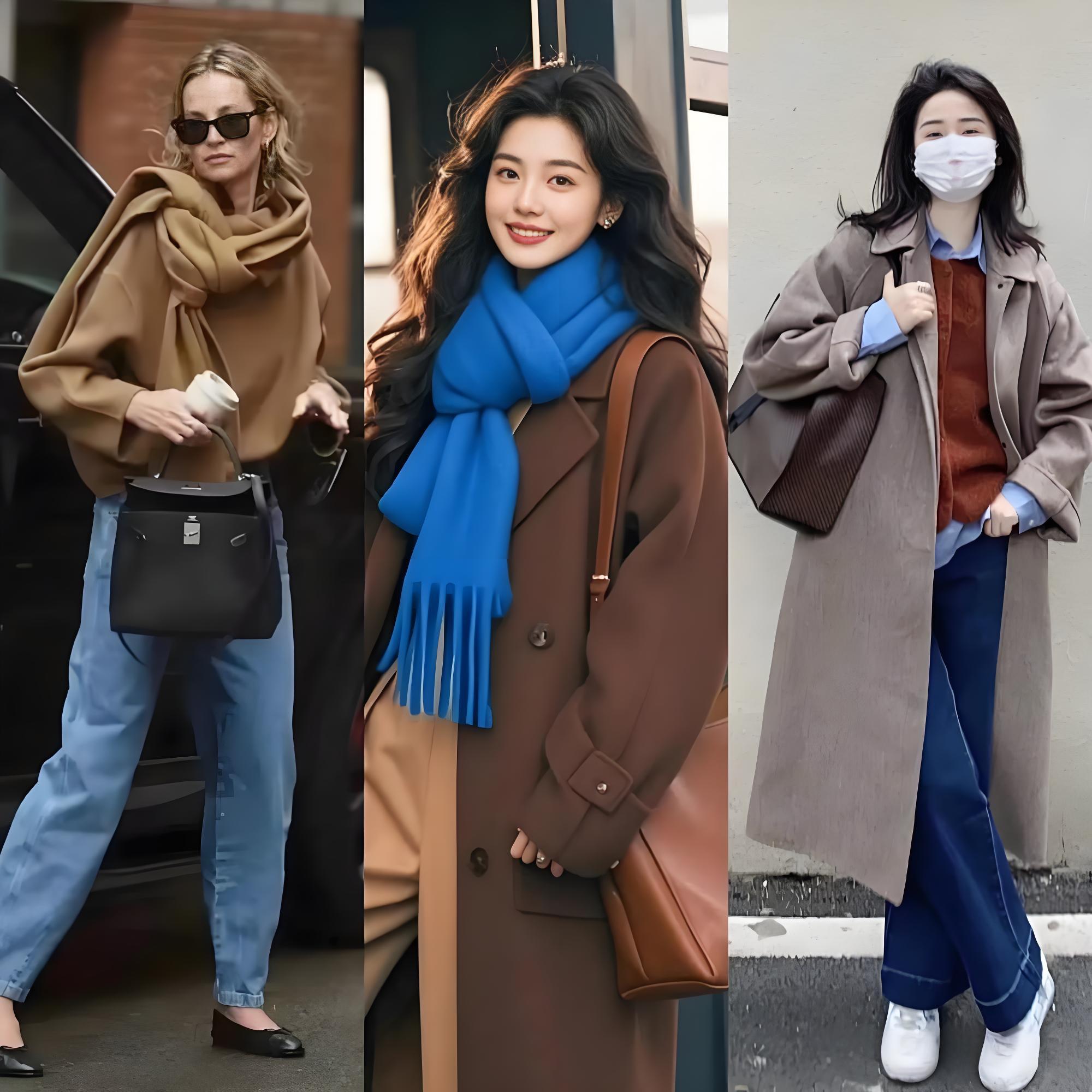 Gu mặc của phụ nữ tinh tế là tủ đồ đủ 2 màu màu xanh – nâu- Ảnh 2.