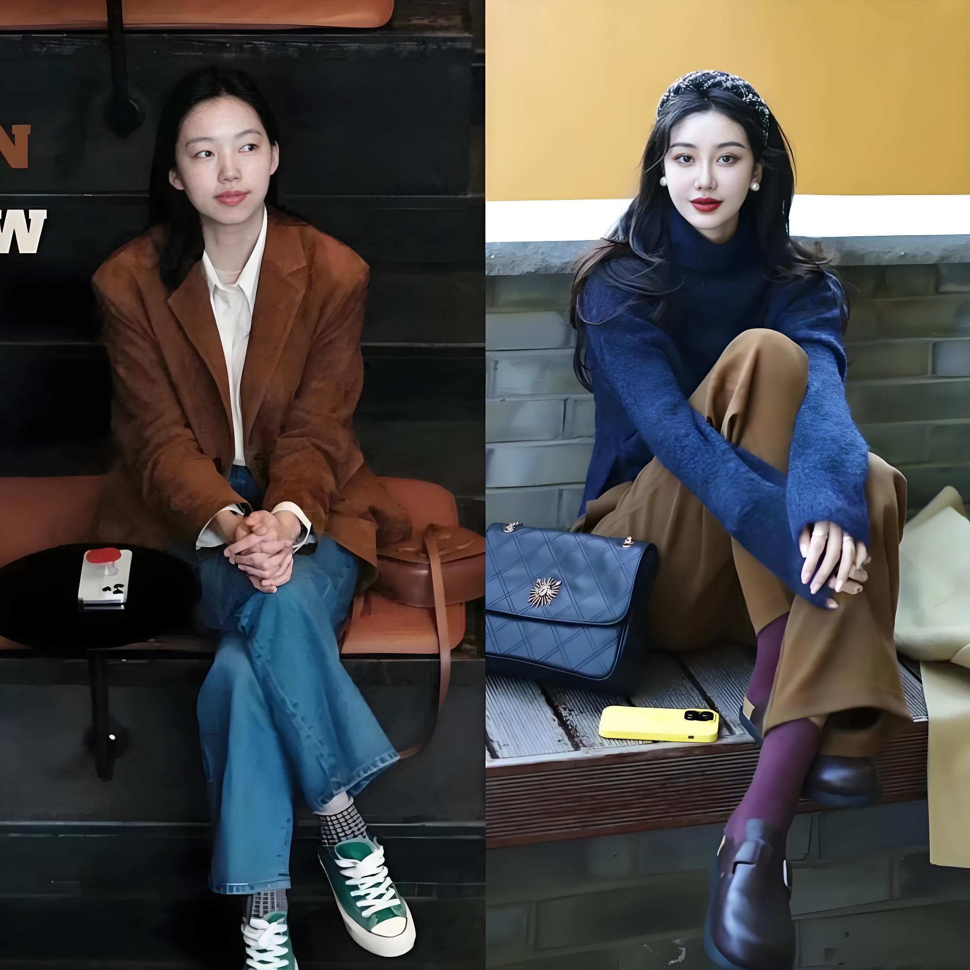 Gu mặc của phụ nữ tinh tế là tủ đồ đủ 2 màu màu xanh – nâu- Ảnh 15.