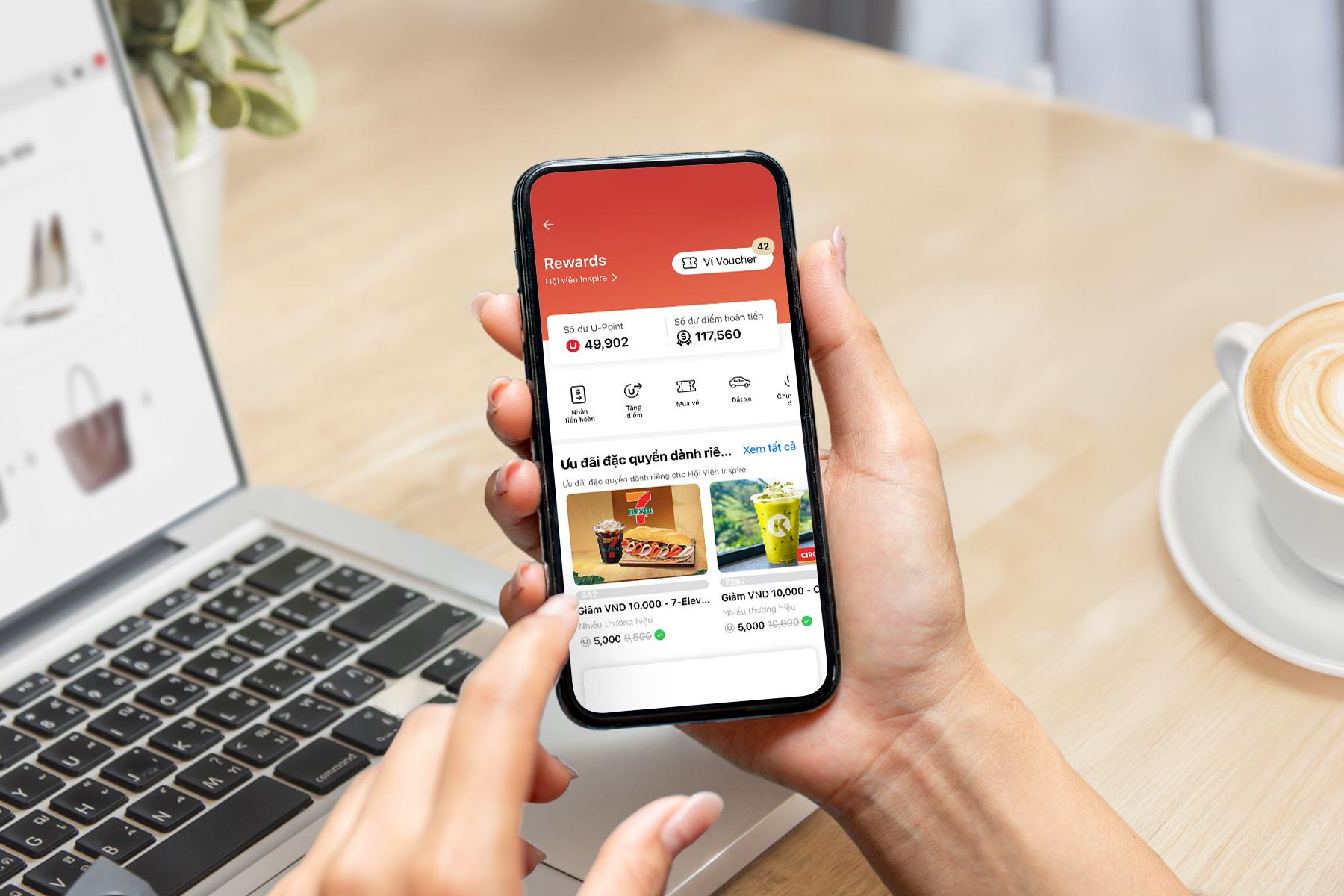 Tích lũy điểm U-Point cùng Techcombank: Điểm thưởng đổi quà, săn deal hấp dẫn mỗi ngày- Ảnh 5. Tích lũy điểm U-Point cùng Techcombank: Điểm thưởng đổi quà, săn deal hấp dẫn mỗi ngày- Ảnh 5.