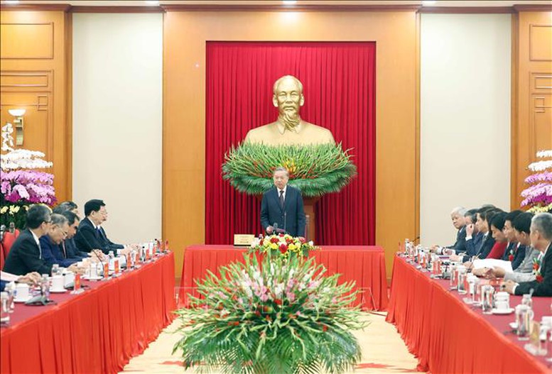 Tổng Bí thư Tô Lâm gặp mặt đại biểu Nông dân Việt Nam xuất sắc, Nhà khoa học của nhà nông năm 2025- Ảnh 5. Tổng Bí thư Tô Lâm gặp mặt đại biểu Nông dân Việt Nam xuất sắc, Nhà khoa học của nhà nông năm 2025- Ảnh 5.