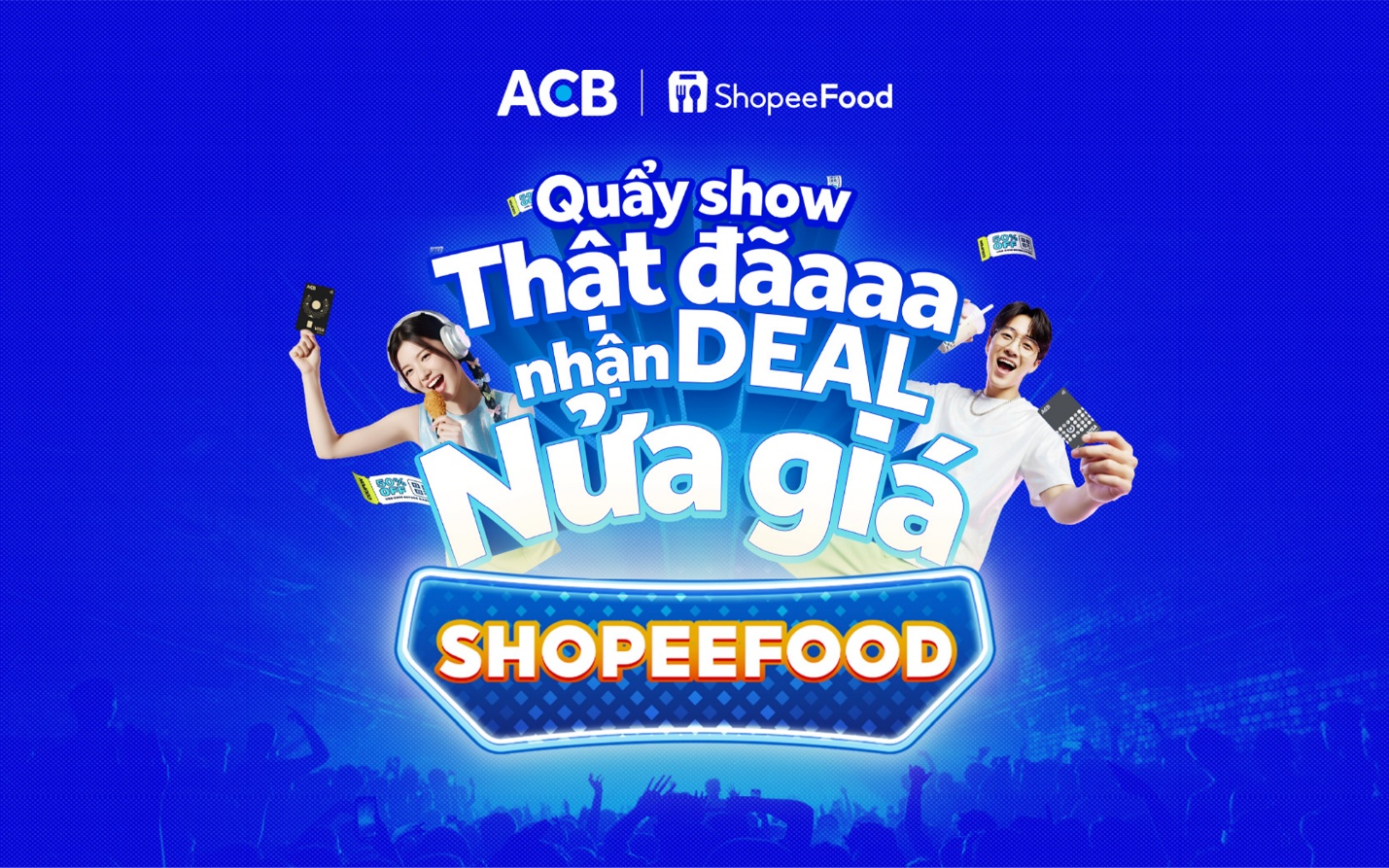 ACB đồng h&agrave;nh c&ugrave;ng ShopeeFood Mega Fest 2025: Đại tiệc &ldquo;vạn năng&rdquo; quy tụ d&agrave;n sao khủng, deal khủng v&agrave; vibe cực ch&aacute;y- Ảnh 1.