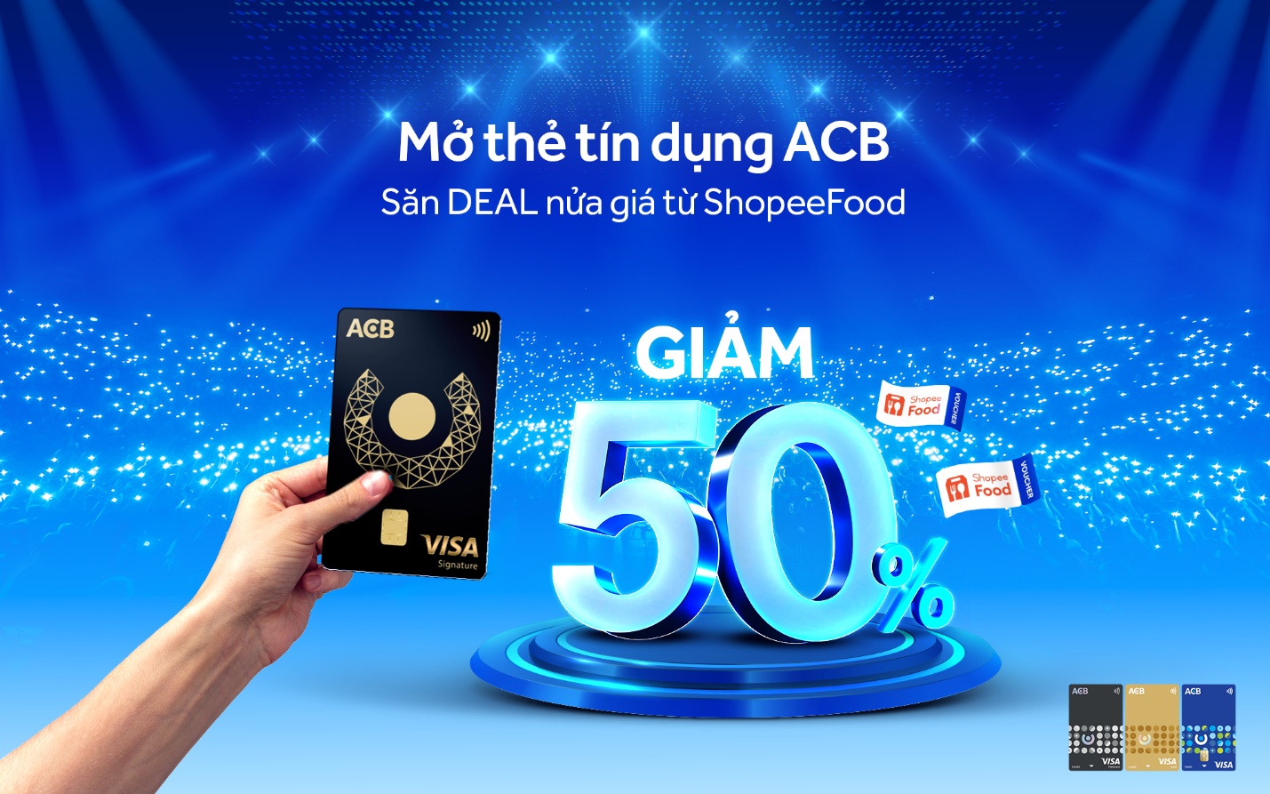 ACB đồng h&agrave;nh c&ugrave;ng ShopeeFood Mega Fest 2025: Đại tiệc &ldquo;vạn năng&rdquo; quy tụ d&agrave;n sao khủng, deal khủng v&agrave; vibe cực ch&aacute;y- Ảnh 2.