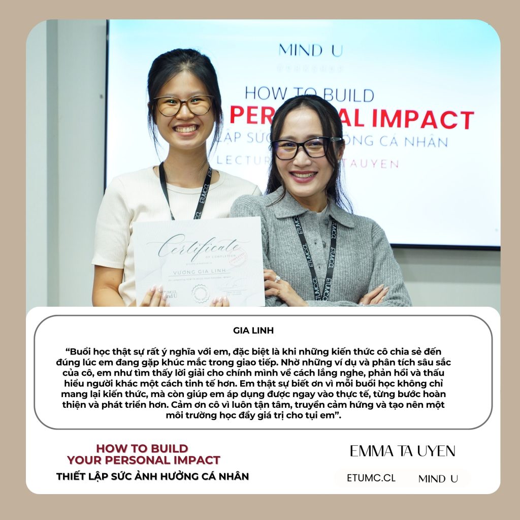 Thiết lập sức ảnh hưởng cá nhân: đột phá quan điểm về hành trình kết nối và xây dựng nhân hiệu- Ảnh 8. Thiết lập sức ảnh hưởng cá nhân: đột phá quan điểm về hành trình kết nối và xây dựng nhân hiệu- Ảnh 8.
