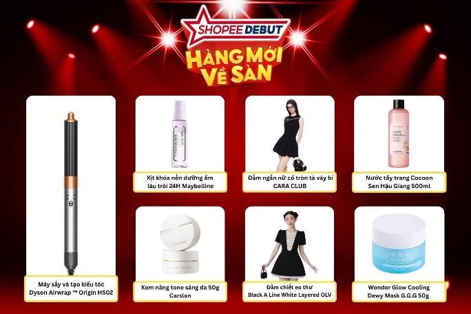 Dàn “tân binh” đến từ loạt thương hiệu đình đám đổ bộ livestream Shopee Debut 19/10- Ảnh 4. Dàn “tân binh” đến từ loạt thương hiệu đình đám đổ bộ livestream Shopee Debut 19/10- Ảnh 4.