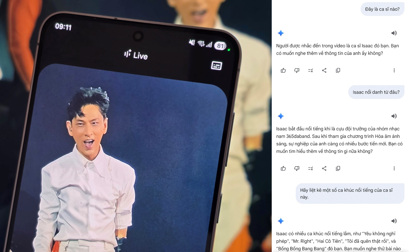 Concert xa tít vẫn rõ từng ánh đèn: Galaxy S25 FE chứng minh đẳng cấp dòng S- Ảnh 4. Concert xa tít vẫn rõ từng ánh đèn: Galaxy S25 FE chứng minh đẳng cấp dòng S- Ảnh 4.
