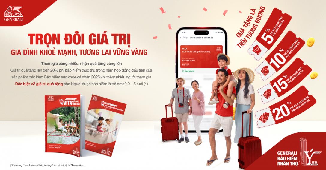 Generali Việt Nam mang đến loạt chương trình ưu đãi tri ân khách hàng ngày 20.10- Ảnh 1.