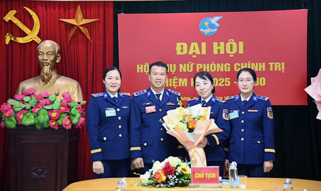 Đại hội Phụ nữ Phòng Chính trị Bộ Tư lệnh Vùng Cảnh sát biển 1, nhiệm kỳ 2025 - 2030- Ảnh 1. Đại hội Phụ nữ Phòng Chính trị Bộ Tư lệnh Vùng Cảnh sát biển 1, nhiệm kỳ 2025 - 2030- Ảnh 1.