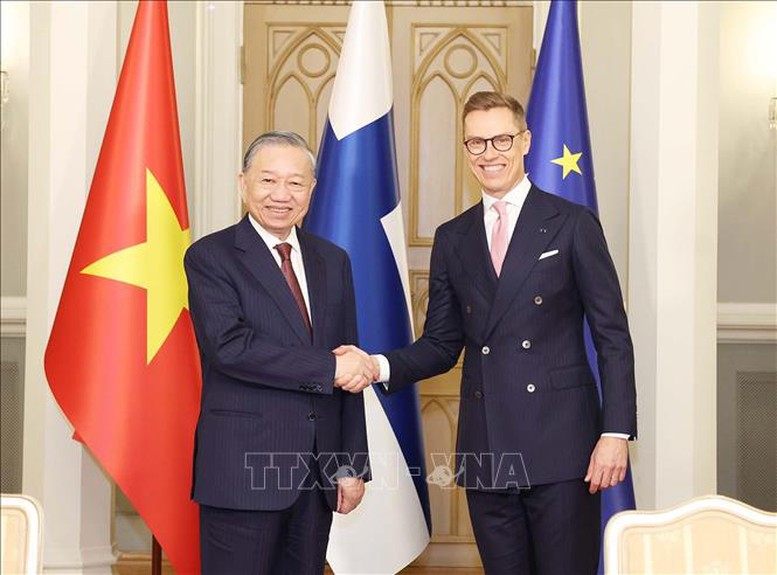 Tuyên bố chung về việc thiết lập quan hệ Đối tác Chiến lược giữa Việt Nam và Phần Lan- Ảnh 1. Tuyên bố chung về việc thiết lập quan hệ Đối tác Chiến lược giữa Việt Nam và Phần Lan- Ảnh 1.