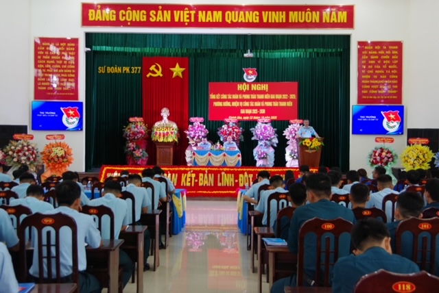 Sư đoàn 377 tổng kết công tác Đoàn và phong trào thanh niên giai đoạn 2022 - 2025- Ảnh 2. Sư đoàn 377 tổng kết công tác Đoàn và phong trào thanh niên giai đoạn 2022 - 2025- Ảnh 2.