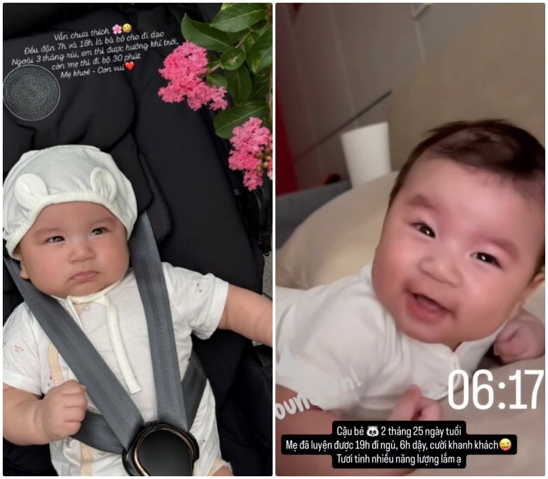 Chú bé Panda mới hơn 6 tháng ăn mỗi bữa hết veo 100ml bột, tự ngủ xuyên đêm: Mẹ Mai Ngọc chăm cực khéo từ nết ăn đến nết ngủ- Ảnh 5.