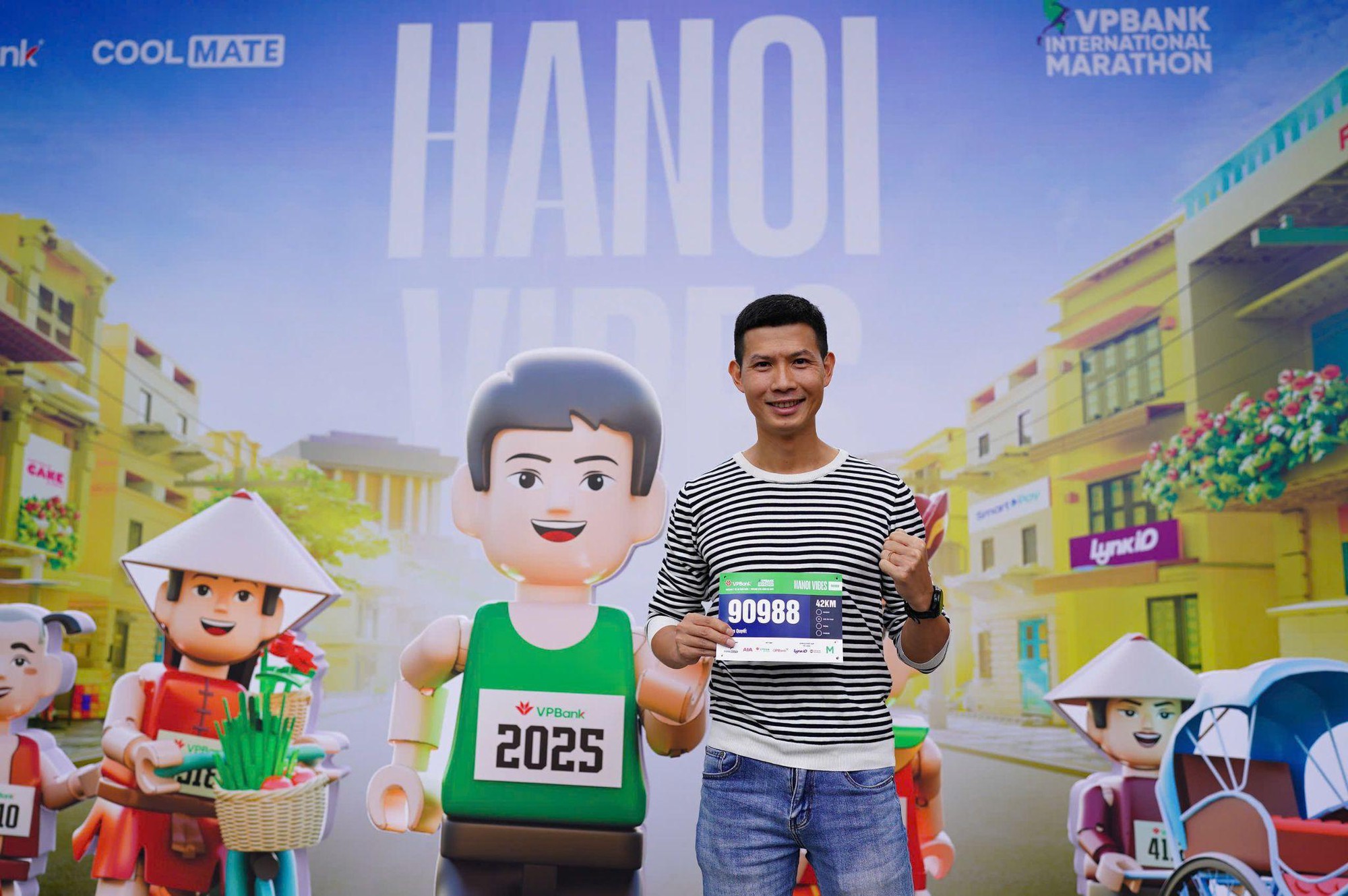 Dàn trai xinh, gái đẹp, người nổi tiếng tụ hội tại VPBank Hanoi International Marathon 2025- Ảnh 2. Dàn trai xinh, gái đẹp, người nổi tiếng tụ hội tại VPBank Hanoi International Marathon 2025- Ảnh 2.