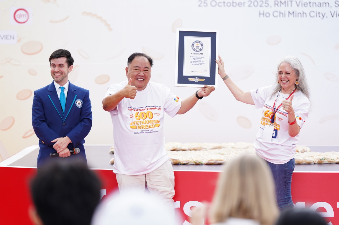 RMIT và KOTO xác lập kỷ lục Guinness, gây quỹ cho thanh thiếu niên có hoàn cảnh khó khăn- Ảnh 2.