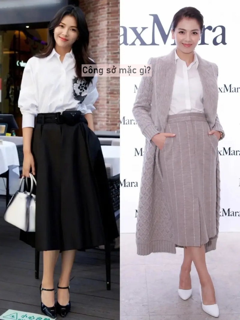 Qua tuổi 40, đừng mặc xuề xòa: chỉ cần mix váy với áo này là trẻ ra vài tuổi- Ảnh 2.