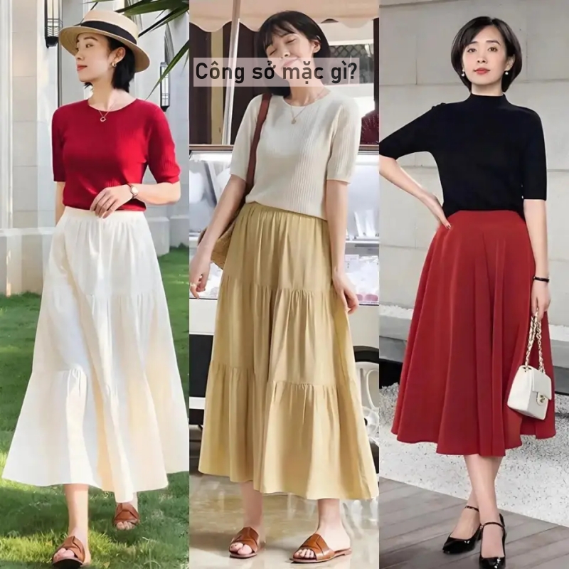 Qua tuổi 40, đừng mặc xuề xòa: chỉ cần mix váy với áo này là trẻ ra vài tuổi- Ảnh 14.