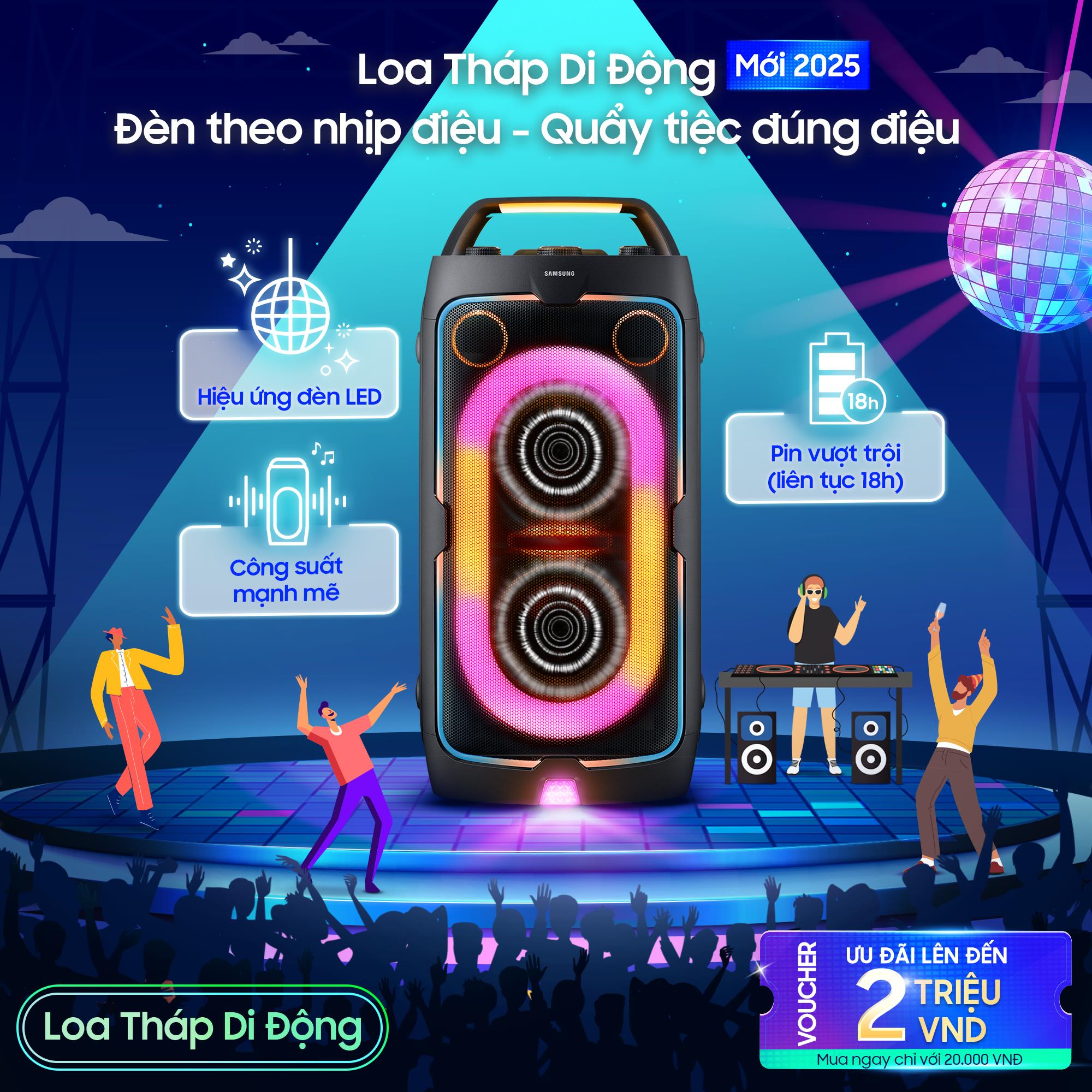 Samsung mang trải nghiệm concert đến gần Gen Z với loa tháp di động mới- Ảnh 3. Samsung mang trải nghiệm concert đến gần Gen Z với loa tháp di động mới- Ảnh 3.