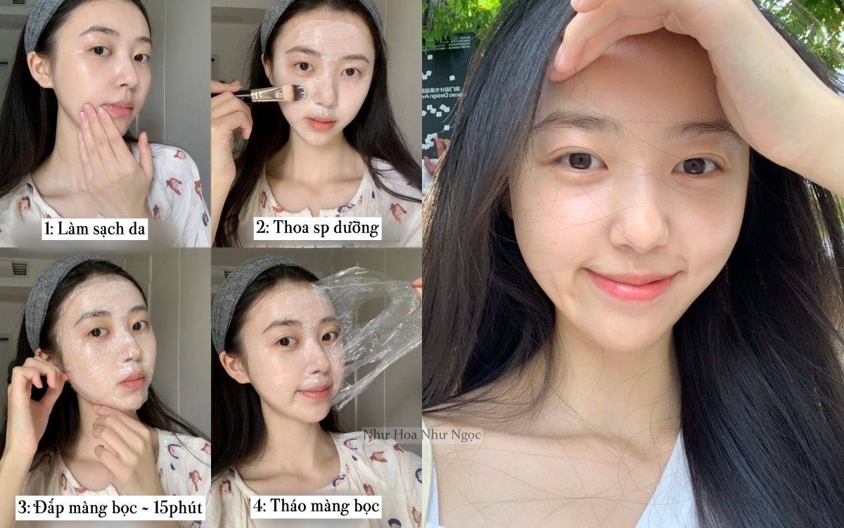 Màng bọc thực phẩm còn được dùng theo cách cực hay ho này để da căng bóng như vừa đi spa "bơm nước"- Ảnh 4. Màng bọc thực phẩm còn được dùng theo cách cực hay ho này để da căng bóng như vừa đi spa "bơm nước"- Ảnh 4.