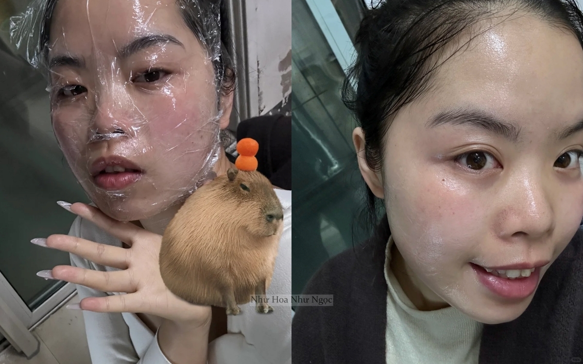 Màng bọc thực phẩm còn được dùng theo cách cực hay ho này để da căng bóng như vừa đi spa "bơm nước"- Ảnh 6. Màng bọc thực phẩm còn được dùng theo cách cực hay ho này để da căng bóng như vừa đi spa "bơm nước"- Ảnh 6.