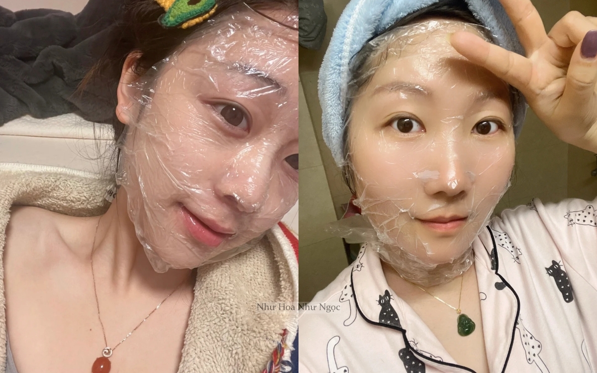 Màng bọc thực phẩm còn được dùng theo cách cực hay ho này để da căng bóng như vừa đi spa "bơm nước"- Ảnh 2. Màng bọc thực phẩm còn được dùng theo cách cực hay ho này để da căng bóng như vừa đi spa "bơm nước"- Ảnh 2.