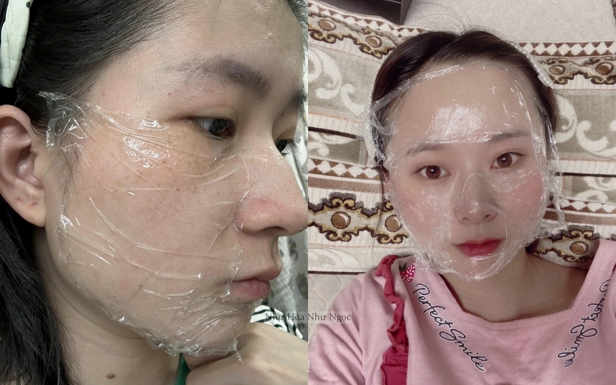Màng bọc thực phẩm còn được dùng theo cách cực hay ho này để da căng bóng như vừa đi spa "bơm nước"- Ảnh 5. Màng bọc thực phẩm còn được dùng theo cách cực hay ho này để da căng bóng như vừa đi spa "bơm nước"- Ảnh 5.