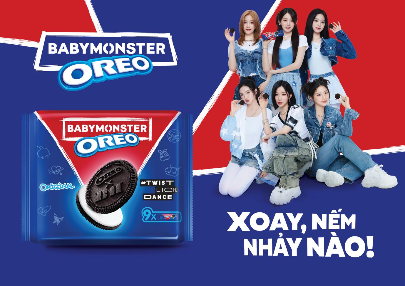 Biến tấu từ "Xoay-Nếm-Chấm" đến "Xoay-Nếm-Nhảy": OREO và BABYMONSTER khuấy động cộng đồng fan!- Ảnh 1.