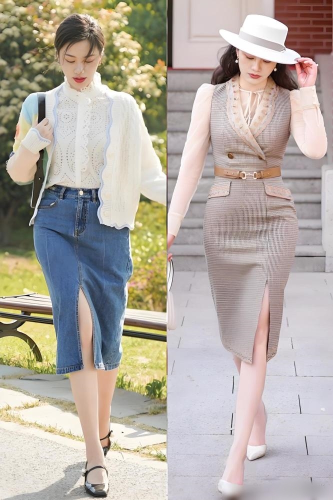 Quần ống rộng đã lỗi thời, phụ nữ U40 đang rủ nhau diện kiểu váy này- Ảnh 2.