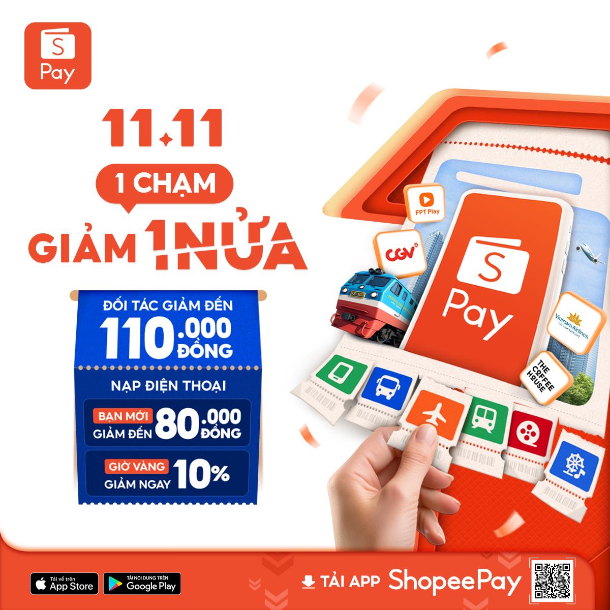 Mách bạn cách nạp điện thoại giảm đến 80.000Đ trên app ShopeePay ngày 11.11: Ưu đãi không thể bỏ lỡ!- Ảnh 11.