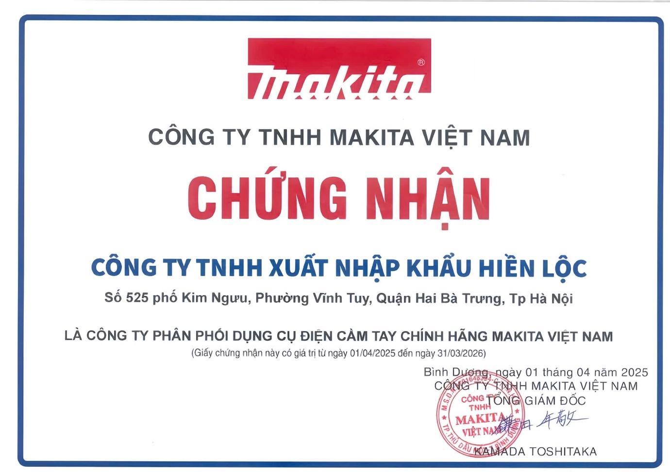 Makita & Hiền Lộc – Đối tác chiến lược trong lĩnh vực thiết bị điện & pin tại Việt Nam- Ảnh 3.