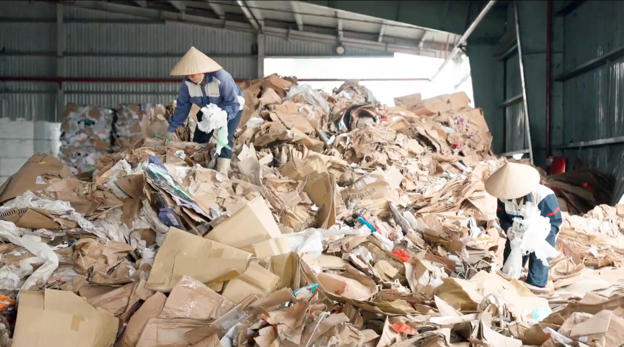 Tưởng đống giấy lộn, ai ngờ lại là "vũ khí" cứu 15,7 triệu cây xanh: Đột nhập nhà máy "hô biến" rác thành tài nguyên tại Thanh Hóa!- Ảnh 4.