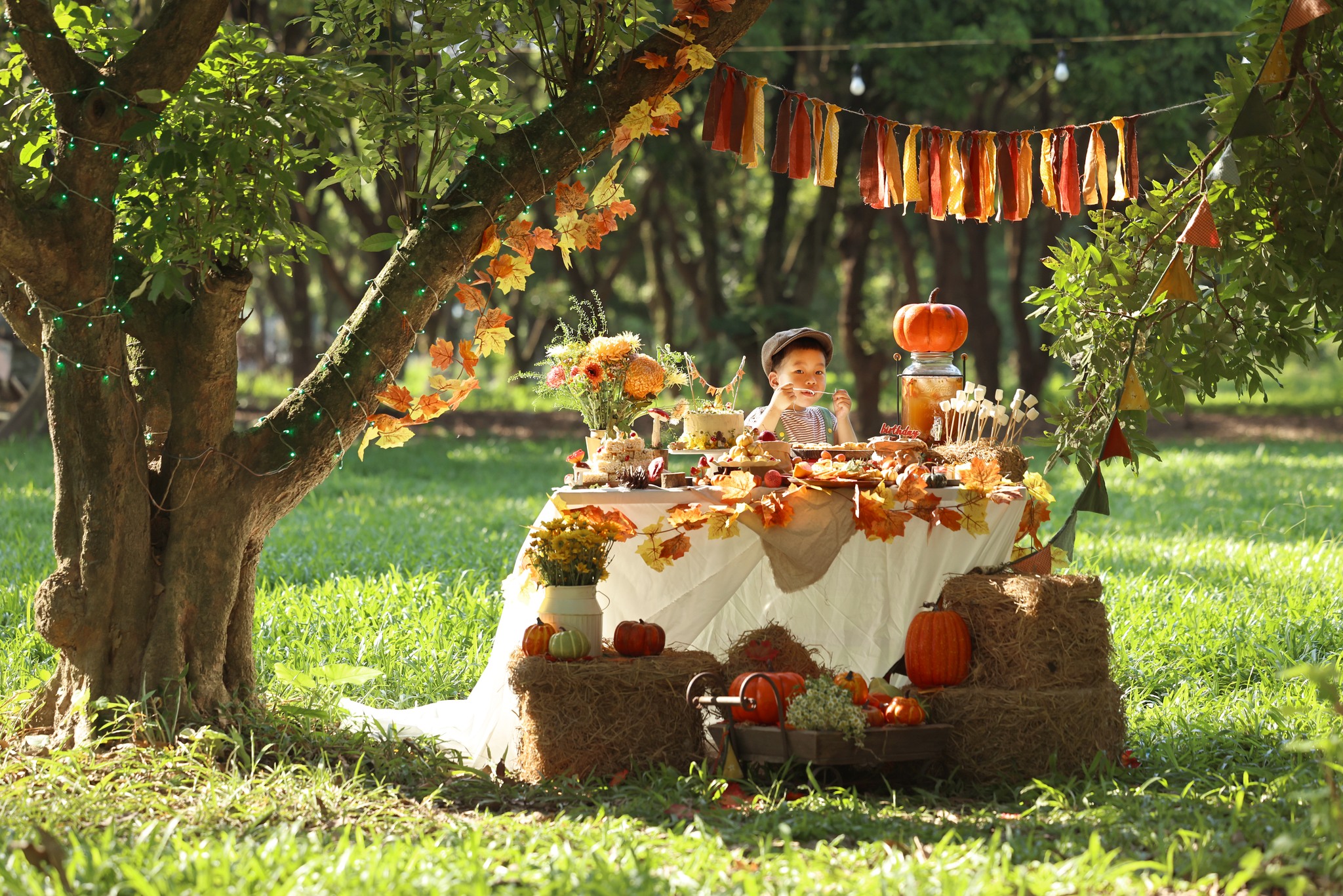 Mẹ biến giấc mơ cổ tích của con trai thành hiện thực với tiệc sinh nhật giữa trời thu Hà Nội đẹp đến mê mẩn- Ảnh 1. Mẹ biến giấc mơ cổ tích của con trai thành hiện thực với tiệc sinh nhật giữa trời thu Hà Nội đẹp đến mê mẩn- Ảnh 1.