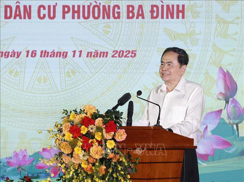 Tổng Bí thư Tô Lâm dự Ngày hội Đại đoàn kết dân tộc tại phường Ba Đình, Hà Nội- Ảnh 3.