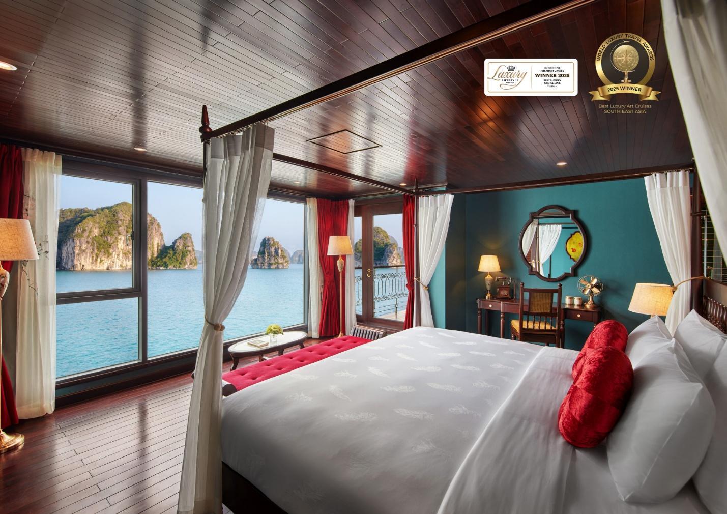 Trải nghiệm tiệc cưới tại nơi được quốc tế vinh danh là Du thuyền nghệ thuật sang trọng bậc nhất Đông Nam Á- Ảnh 3.