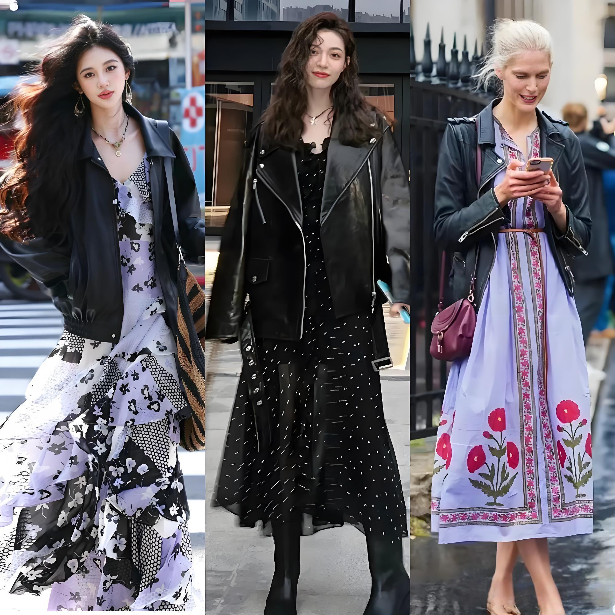 Áo da + váy là đỉnh cao phối đồ mùa Thu/Đông 2025, vừa cá tính vừa sang trọng!- Ảnh 4.