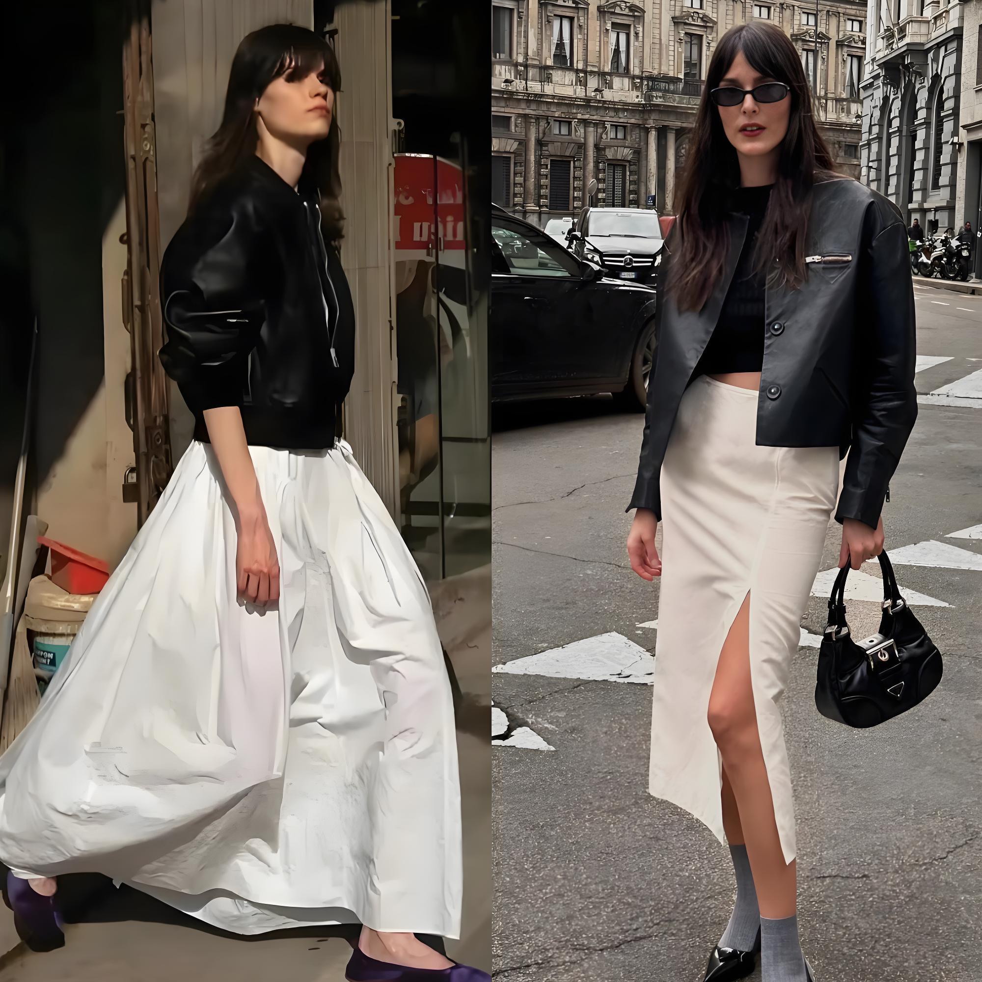 Áo da + váy là đỉnh cao phối đồ mùa Thu/Đông 2025, vừa cá tính vừa sang trọng!- Ảnh 15.