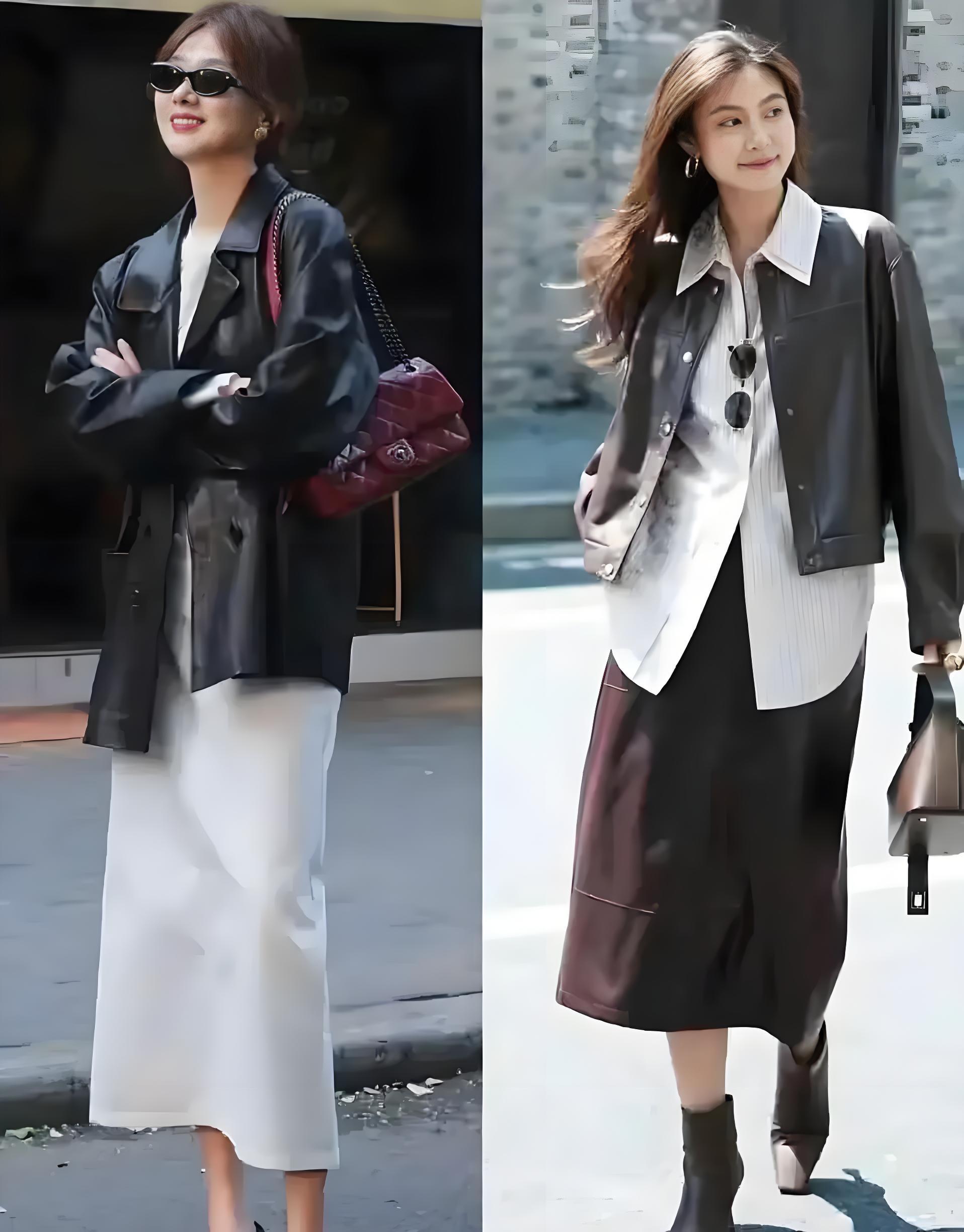 Áo da + váy là đỉnh cao phối đồ mùa Thu/Đông 2025, vừa cá tính vừa sang trọng!- Ảnh 11.