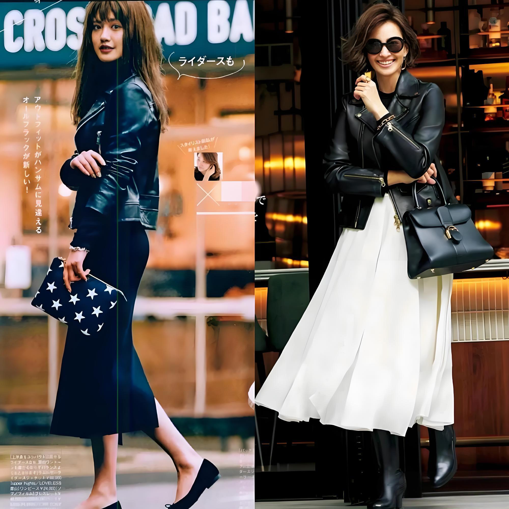 Áo da + váy là đỉnh cao phối đồ mùa Thu/Đông 2025, vừa cá tính vừa sang trọng!- Ảnh 12.