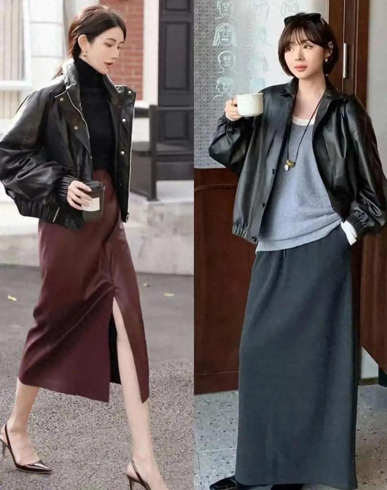 Áo da + váy là đỉnh cao phối đồ mùa Thu/Đông 2025, vừa cá tính vừa sang trọng!- Ảnh 13.