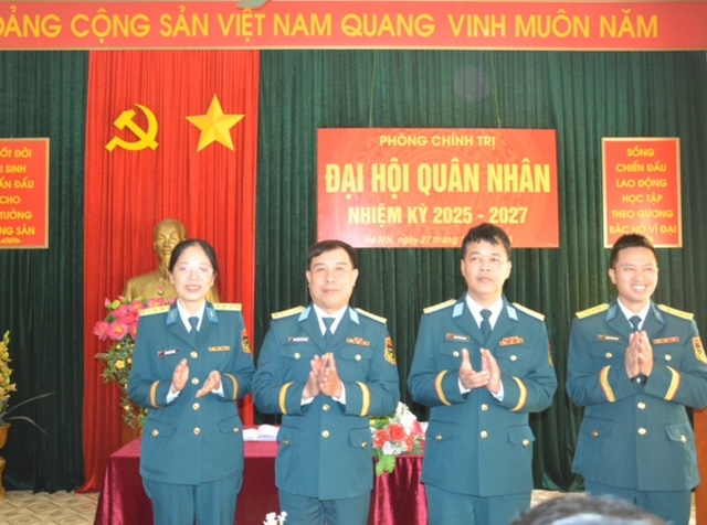 Phòng Chính trị, Học viện Phòng không-Không quân tổ chức Đại hội quân nhân nhiệm kỳ 2025 - 2027- Ảnh 5.