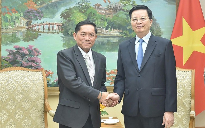 Chủ tịch nước Lương Cường dự Lễ kỷ niệm 50 năm Quốc khánh Lào- Ảnh 12.