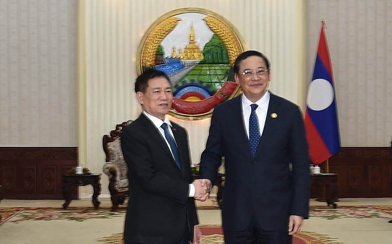 Chủ tịch nước Lương Cường dự Lễ kỷ niệm 50 năm Quốc khánh Lào- Ảnh 11.