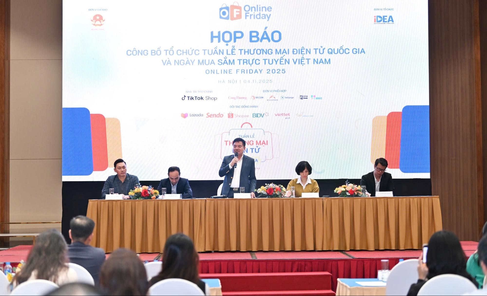 Công bố Tuần lễ thương mại điện tử quốc gia và Ngày mua sắm trực tuyến Việt Nam - Online Friday 2025- Ảnh 1. Công bố Tuần lễ thương mại điện tử quốc gia và Ngày mua sắm trực tuyến Việt Nam - Online Friday 2025- Ảnh 1.