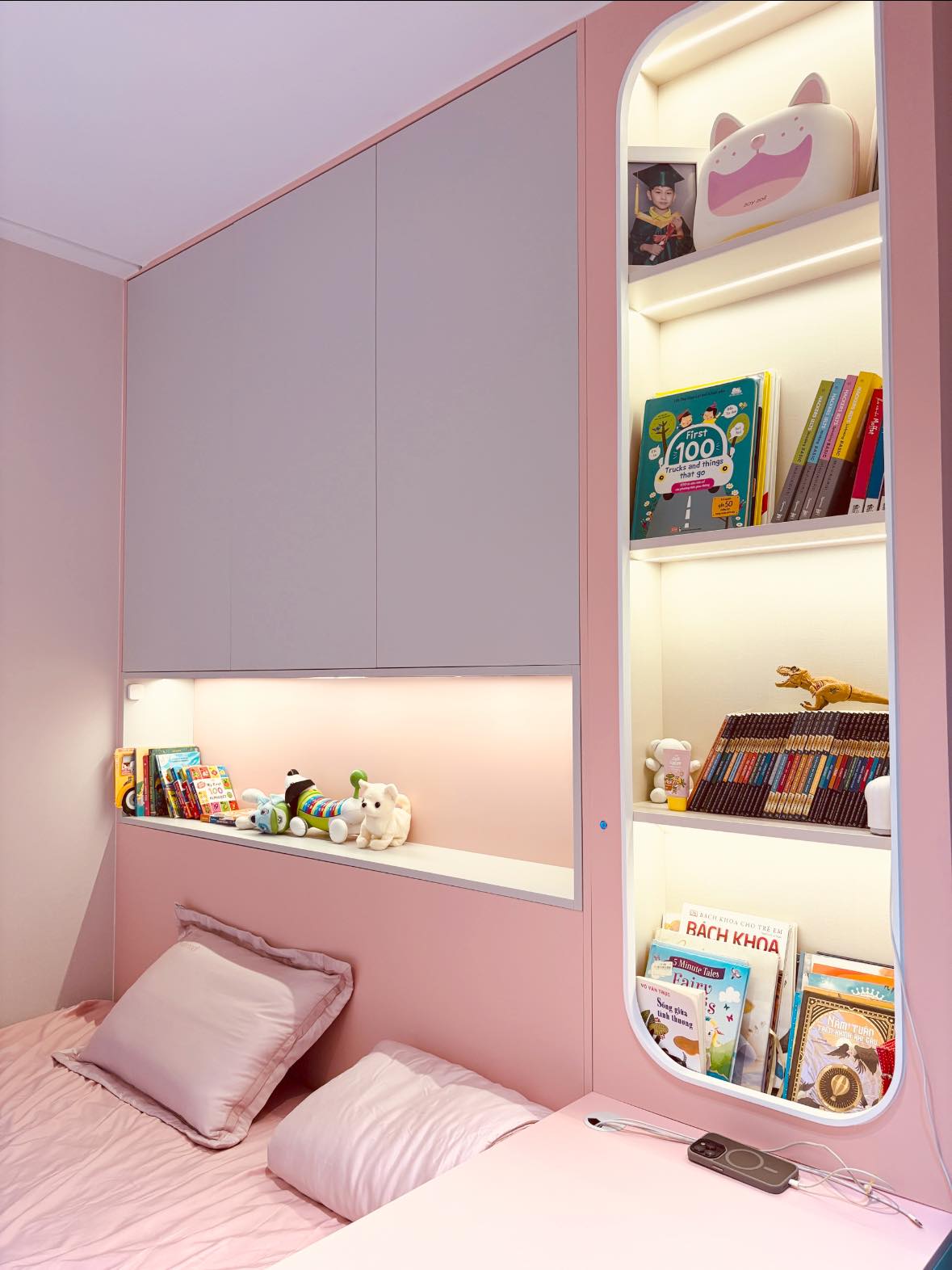 Lấy chồng 13 năm mới có con gái, đây là căn phòng mà ba mẹ thiết kế cho bé, chuẩn thế giới riêng của 