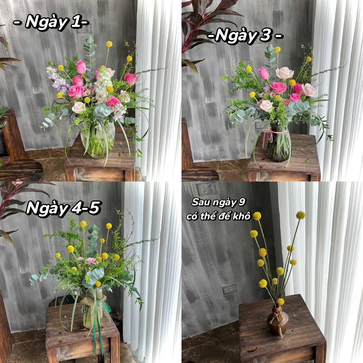 Chơi hoa kiểu mới: Set mix thả b&igrave;nh - b&iacute; quyết để cả tuần kh&ocirc;ng gian vẫn ngập sắc tươi- Ảnh 4.