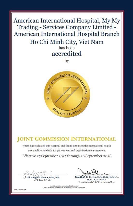 Bệnh viện AIH đạt chứng nhận JCI lần thứ 2, tiếp tục khẳng định chất lượng chuẩn quốc tế- Ảnh 1.