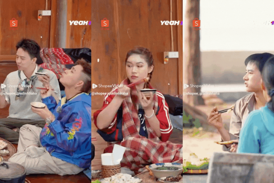 Gặp gỡ “Gia Đình Haha” trong series phái sinh “Bữa Cơm Haha” vừa lên sóng trên Shopee- Ảnh 1.