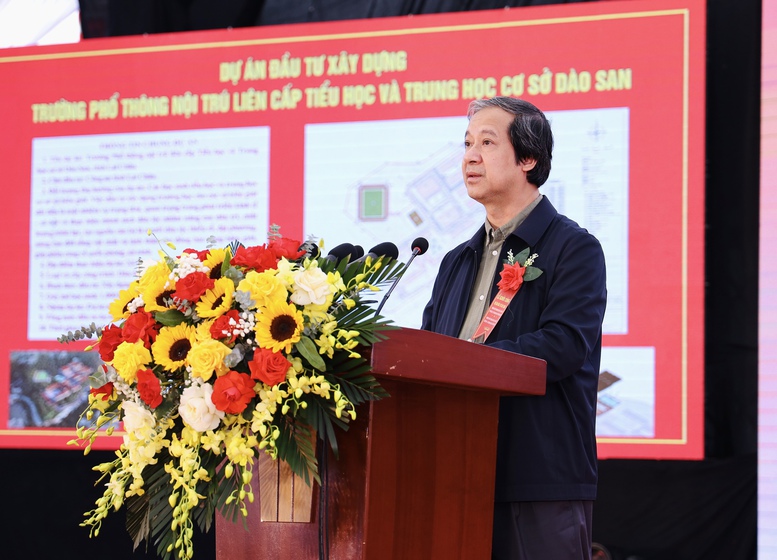 TỔNG THUẬT: Khởi công xây dựng các trường phổ thông nội trú tại các xã biên giới đất liền- Ảnh 29.