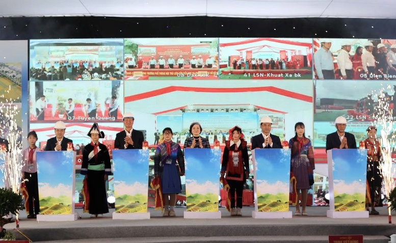 TỔNG THUẬT: Khởi công xây dựng các trường phổ thông nội trú tại các xã biên giới đất liền- Ảnh 28.