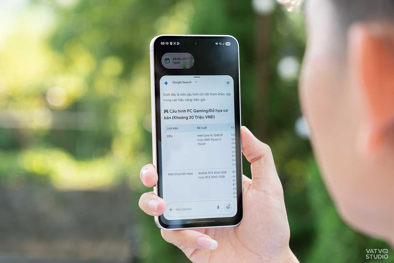 Săn sale cuối năm mà không dùng Gemini Live trên Galaxy A56 5G thì phí thật- Ảnh 2.